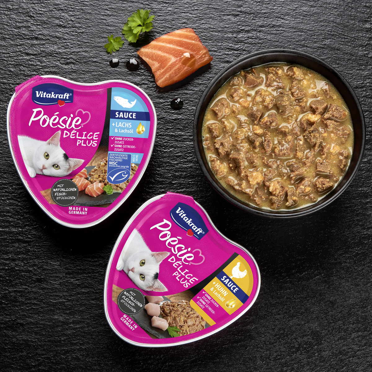 Katze Poesie Delice Plus Hauptfutter