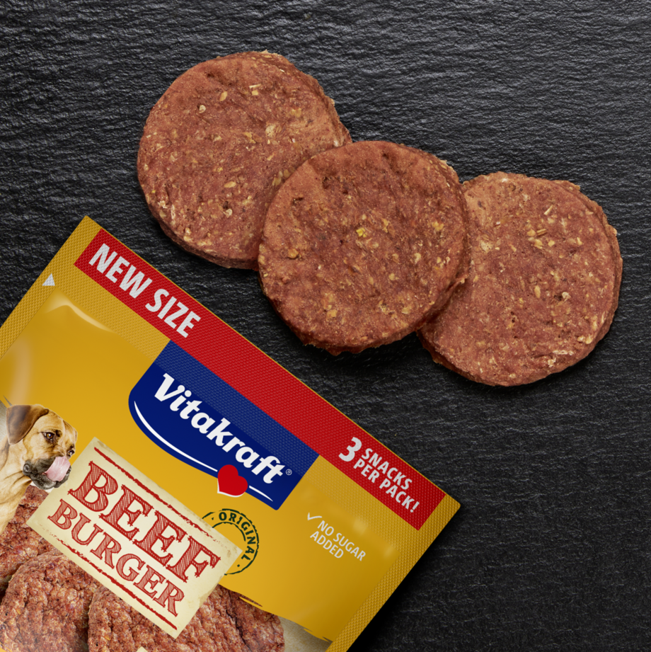 Packshot Beef Burger von Vitakraft