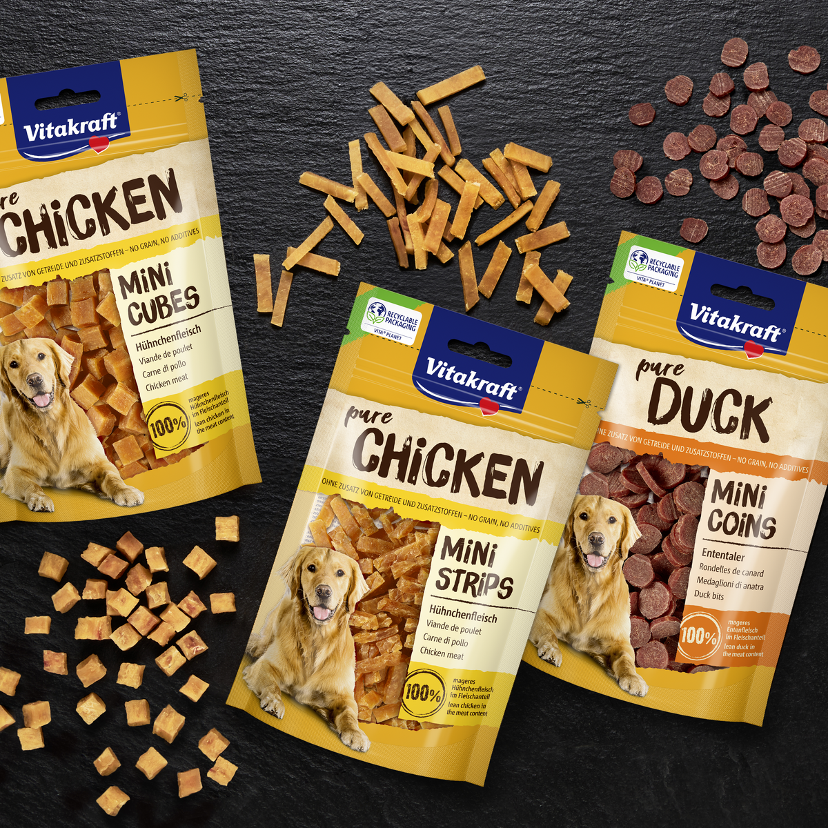Vitakraft Fleischsnack Mini für Hunde 
