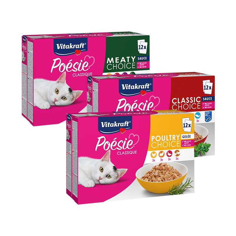 Vitakraft Poésie Classique Meaty Choice Sauce online kaufen